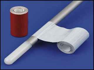 Nastro bianco riflettente per bastoni 1,5m